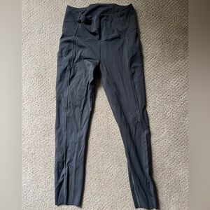 Lululemon Fast and Free High-Rise Crop II 23". Size 6. Graphite gray. NWOT.